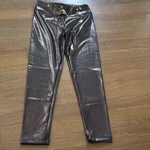 Cat & Jack Metallic Black Kids Leggings